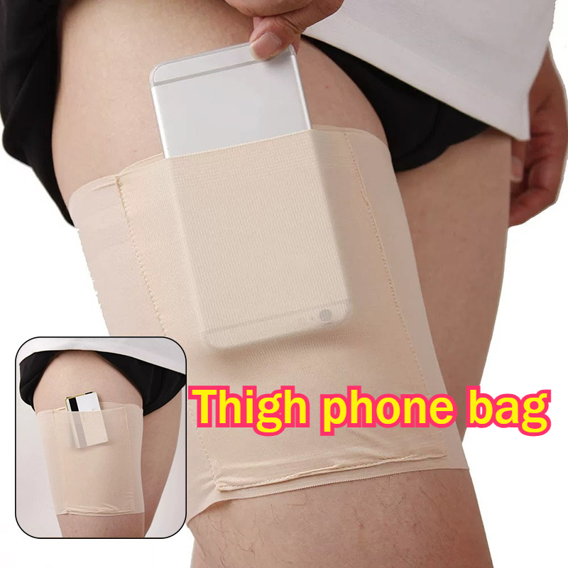 Phone Accessories For Running - Sportowe szorty z kieszenią na udo,
