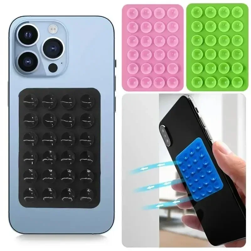 Phone Accessories Stand - Silikonowy klejący uchwyt na smartfony z