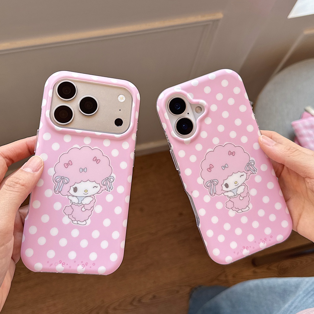 Phone Accessories Case - Dwustronne, matowe, różowe etui na telefon