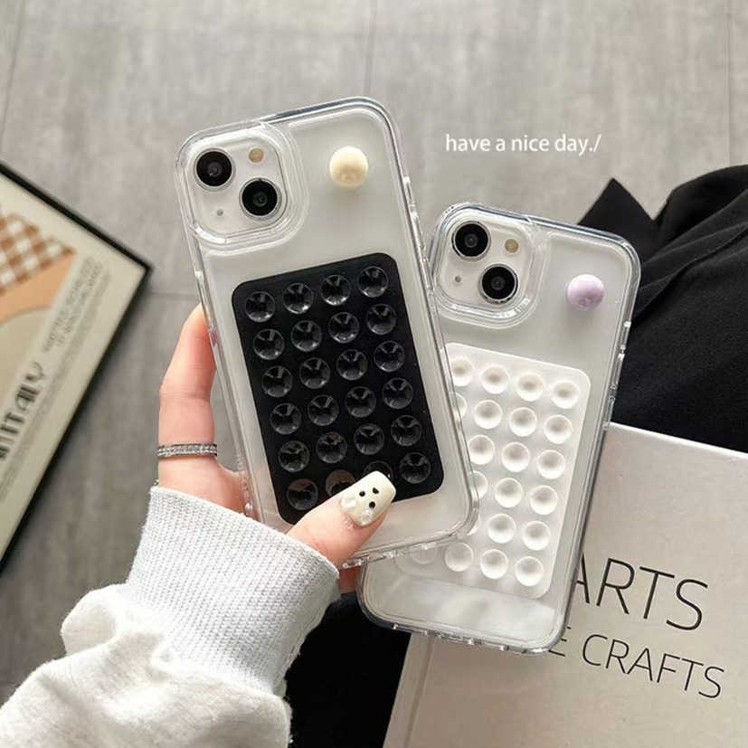 Phone Accessories Case - Silikonowa podkładka z przyssawką do telefonu,