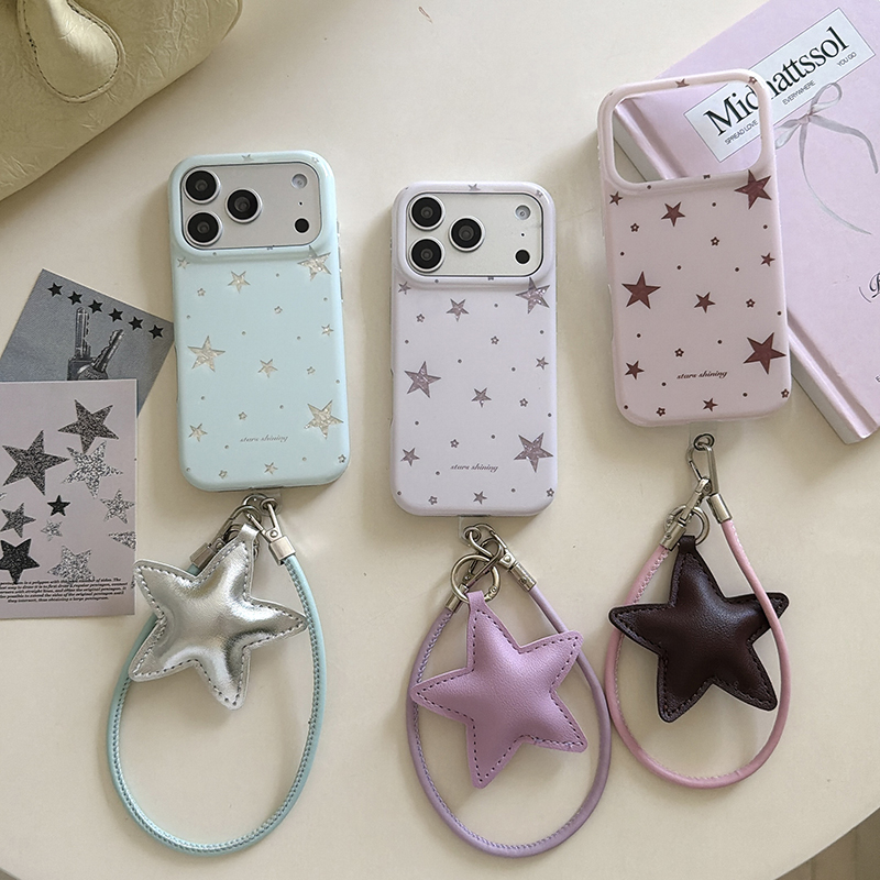 Phone Accessories Case - Koreańskie etui na telefon z uroczą
