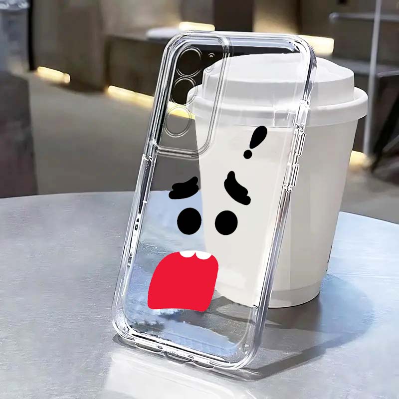 Oppo A78 - Etui z uroczym wzorem kreskówkowego emoji