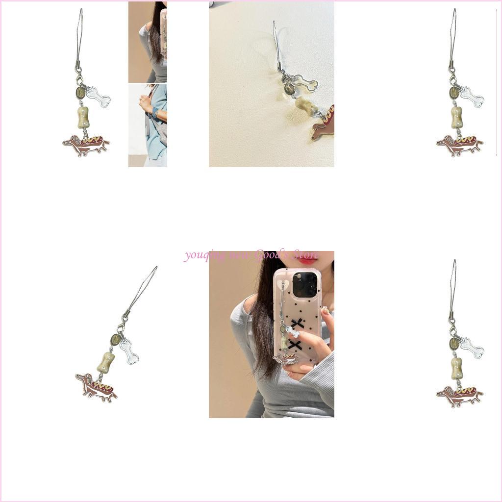 Phone Accessories For Teens - 57QA Brelok ze szczeniakiem jamnika do