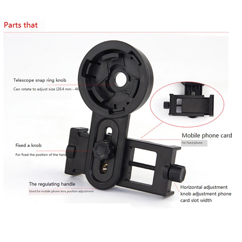 Adapter do lornetki, teleskopu – Phone Accessories Holder recenzja i cena