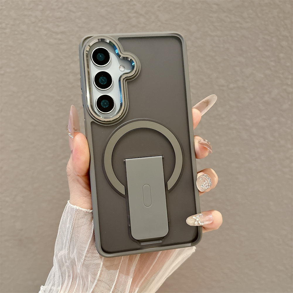 Luksusowe Matowe Etui z Magnet – Phone Accessories Stand recenzja i cena