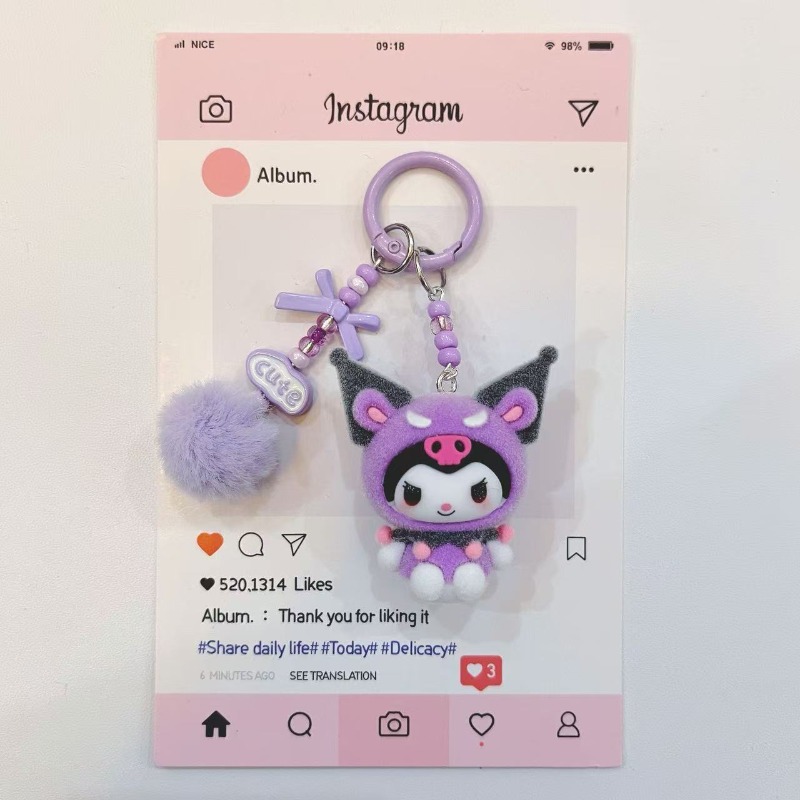 Modny brelok z żywicy z figurk – Phone Accessories For Teens recenzja i cena