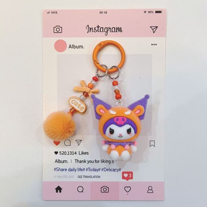 Modny brelok z żywicy z figurk – Phone Accessories For Teens recenzja i cena