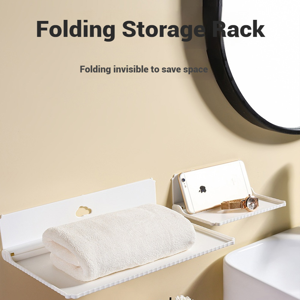 Bezotworowa składana półka ści – Phone Accessories Holder recenzja i cena